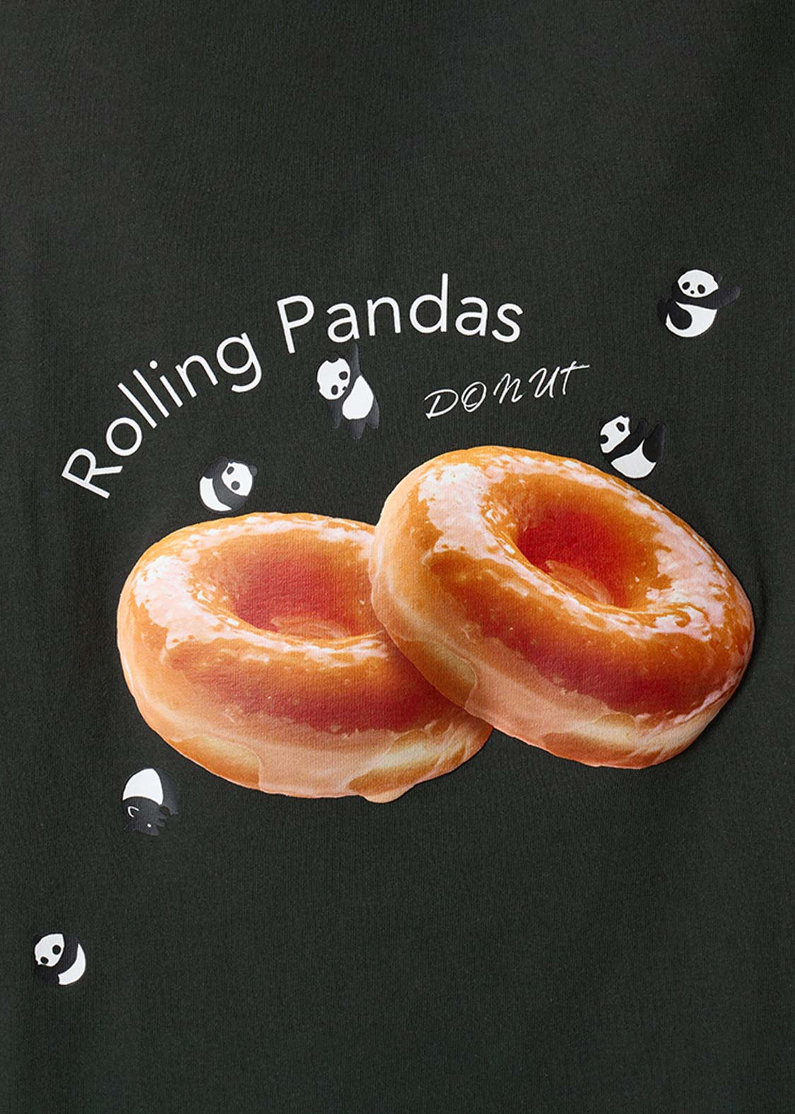 Rolling Panda's Donuts | Oversized T-Shirt - Image 3