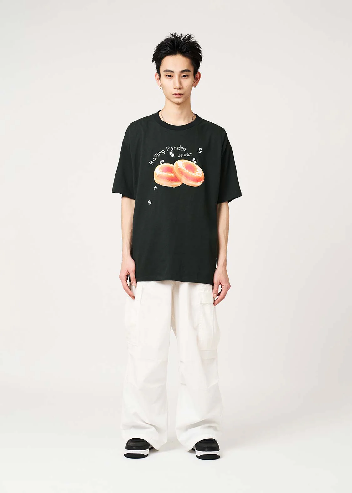Rolling Panda's Donuts | Oversized T-Shirt - Image 8