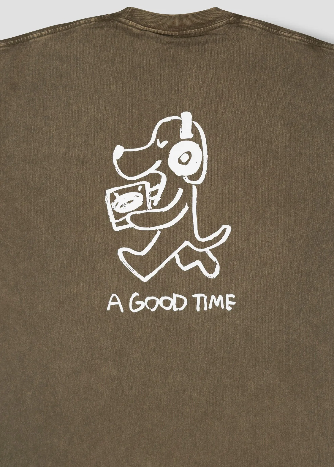 SANDER STUDIO - A Good Time | Big Silhouette Acid Wash T-Shirt - Image 4