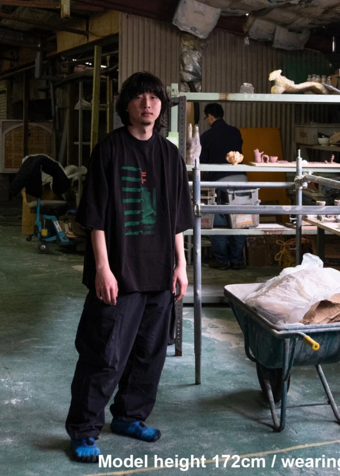 Takuro Tamayama Big Silhouette Short Sleeve Tee (Static Lights: Tilt and Rotation) - Image 2