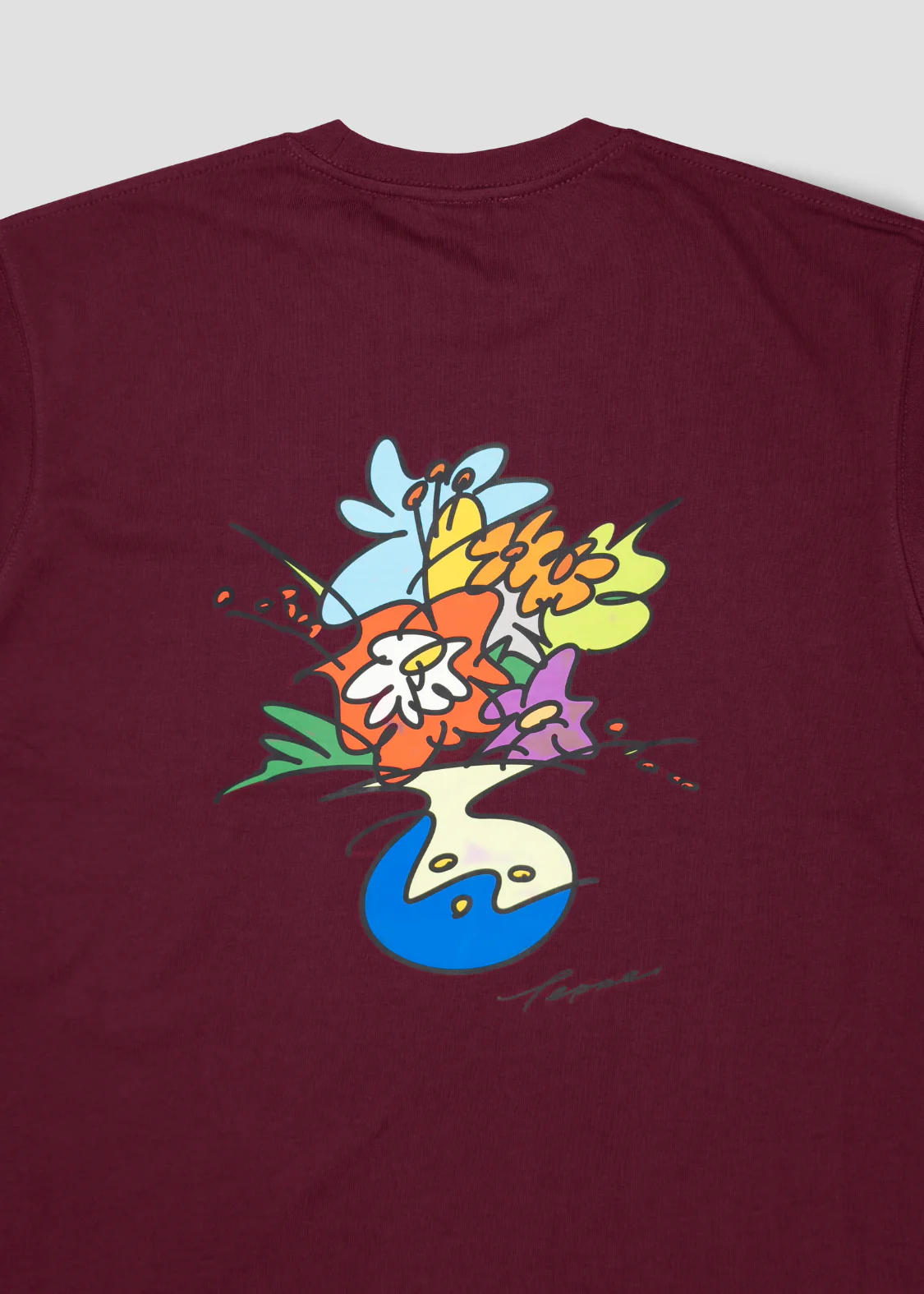 Teppei Takahashi - FLowers | Big Silhouette Tshirt - Image 3