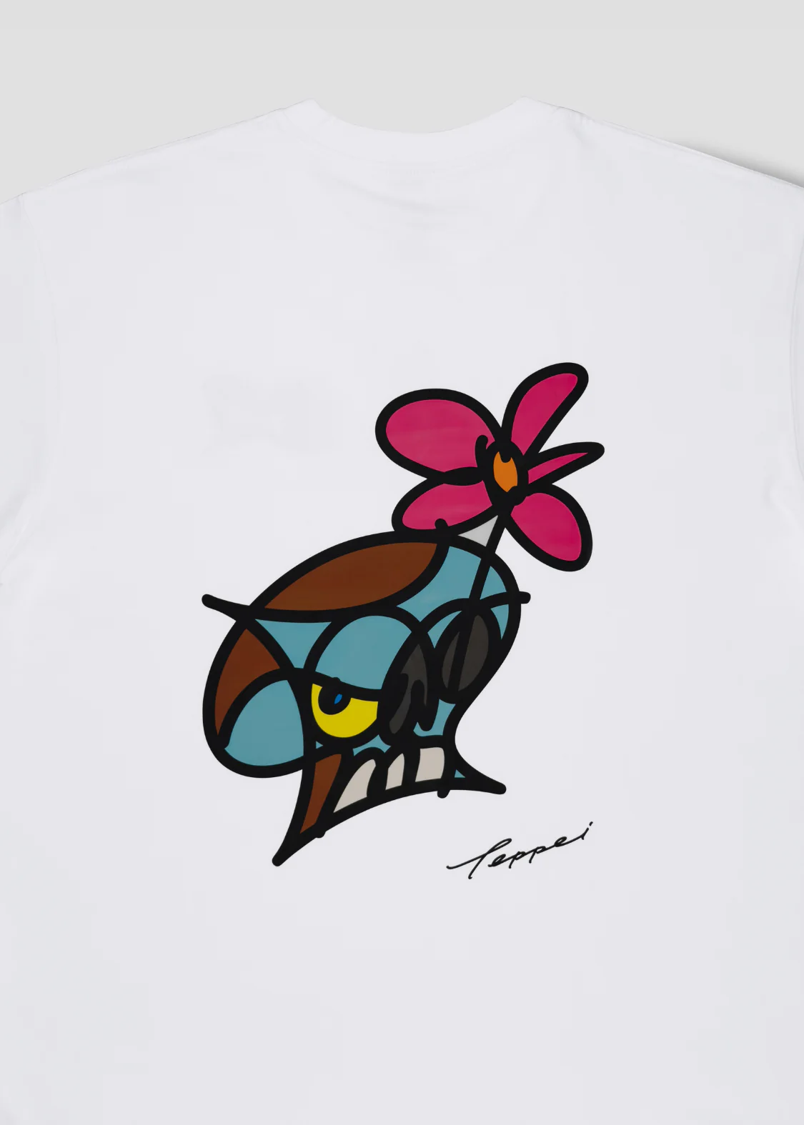 Teppei Takahashi - Skull | Big Silhouette Tshirt - Image 4