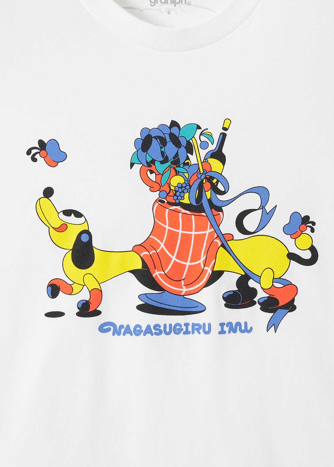 Trampoline x Nagasugiruinu - Soooo Long Dog Under the Table | T-Shirts - Image 4