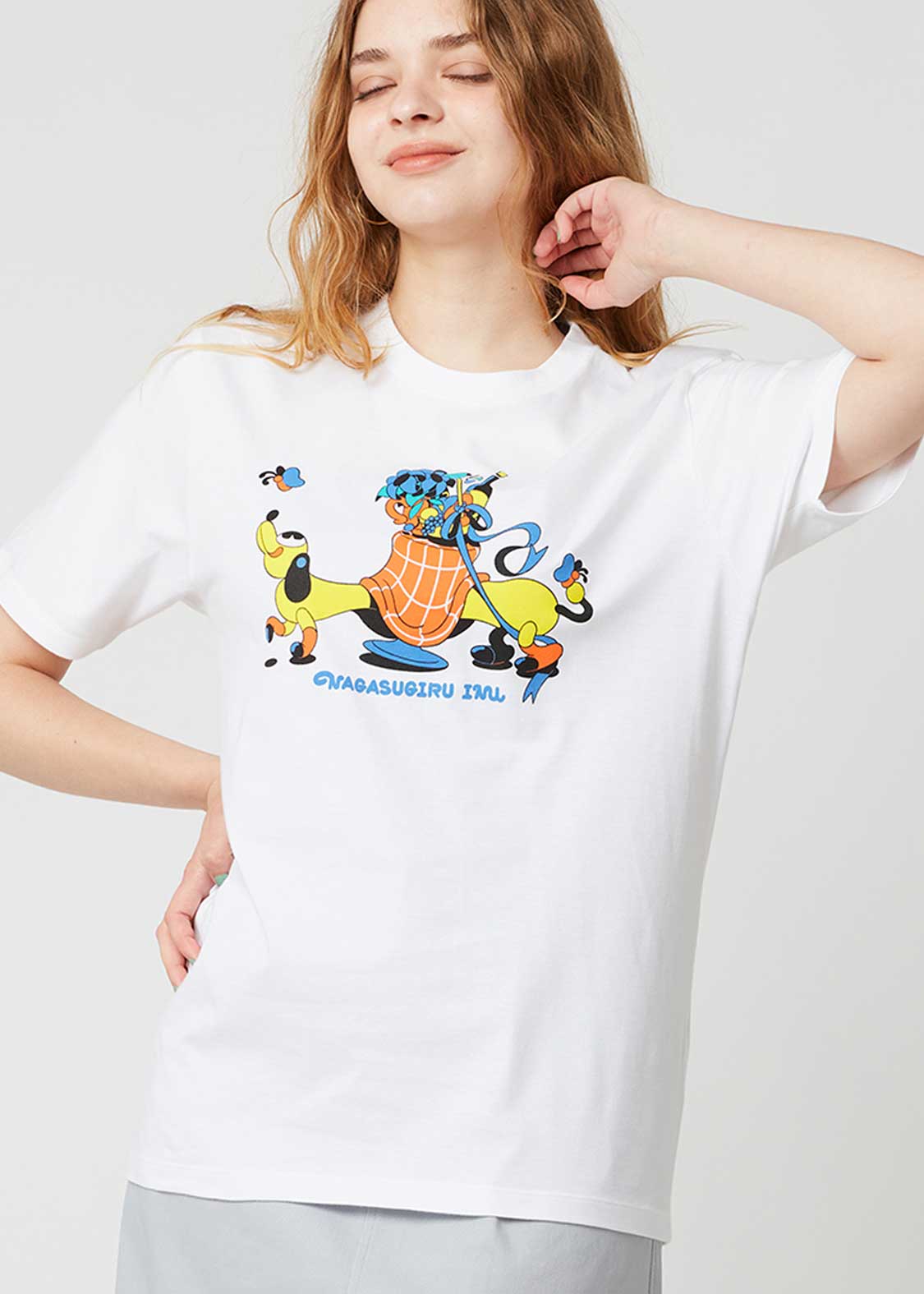 Trampoline x Nagasugiruinu - Soooo Long Dog Under the Table | T-Shirts - Image 6